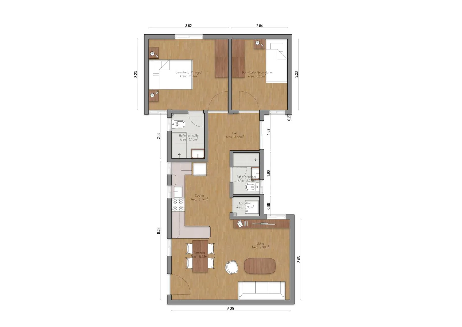 Apartamento en el Centro